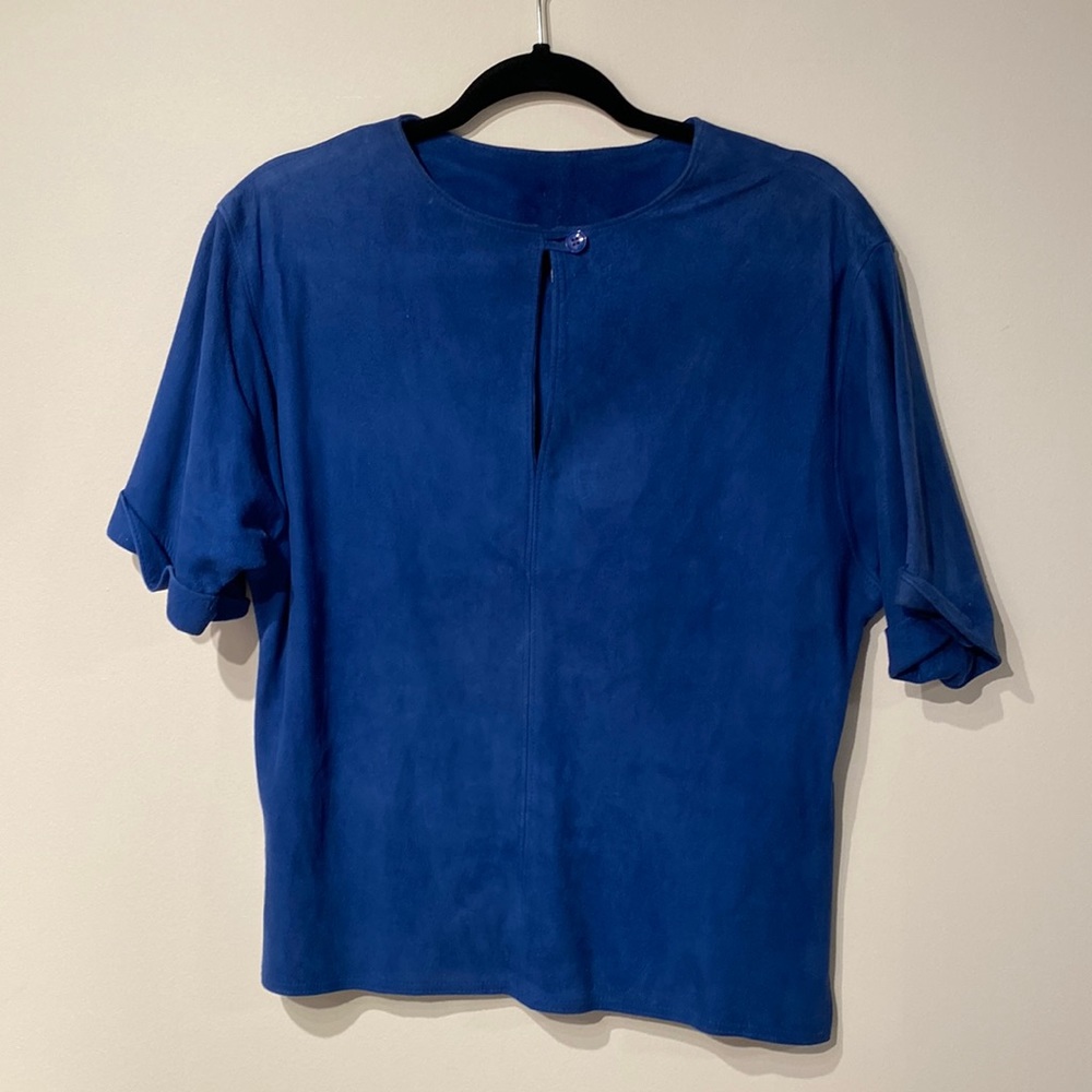 Blue Suede Shirt